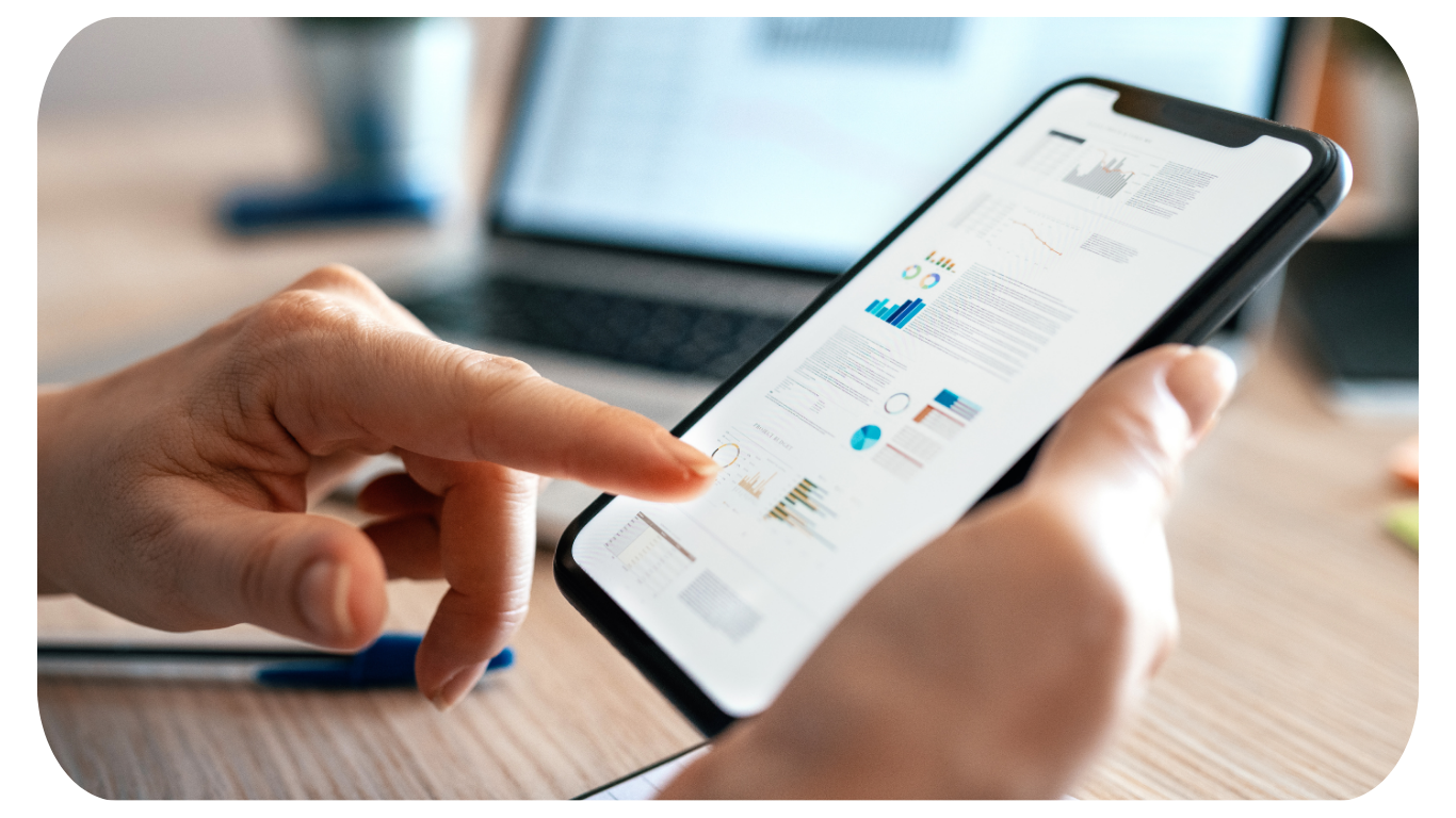application-mobile-sur-mesure application de gestion mobile vue sur un téléphone